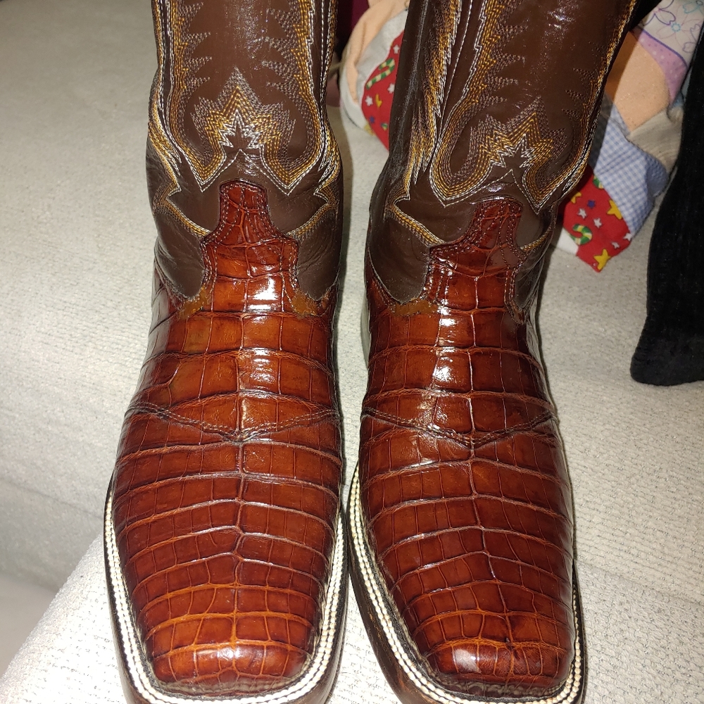 Men's Cayman alligator boots